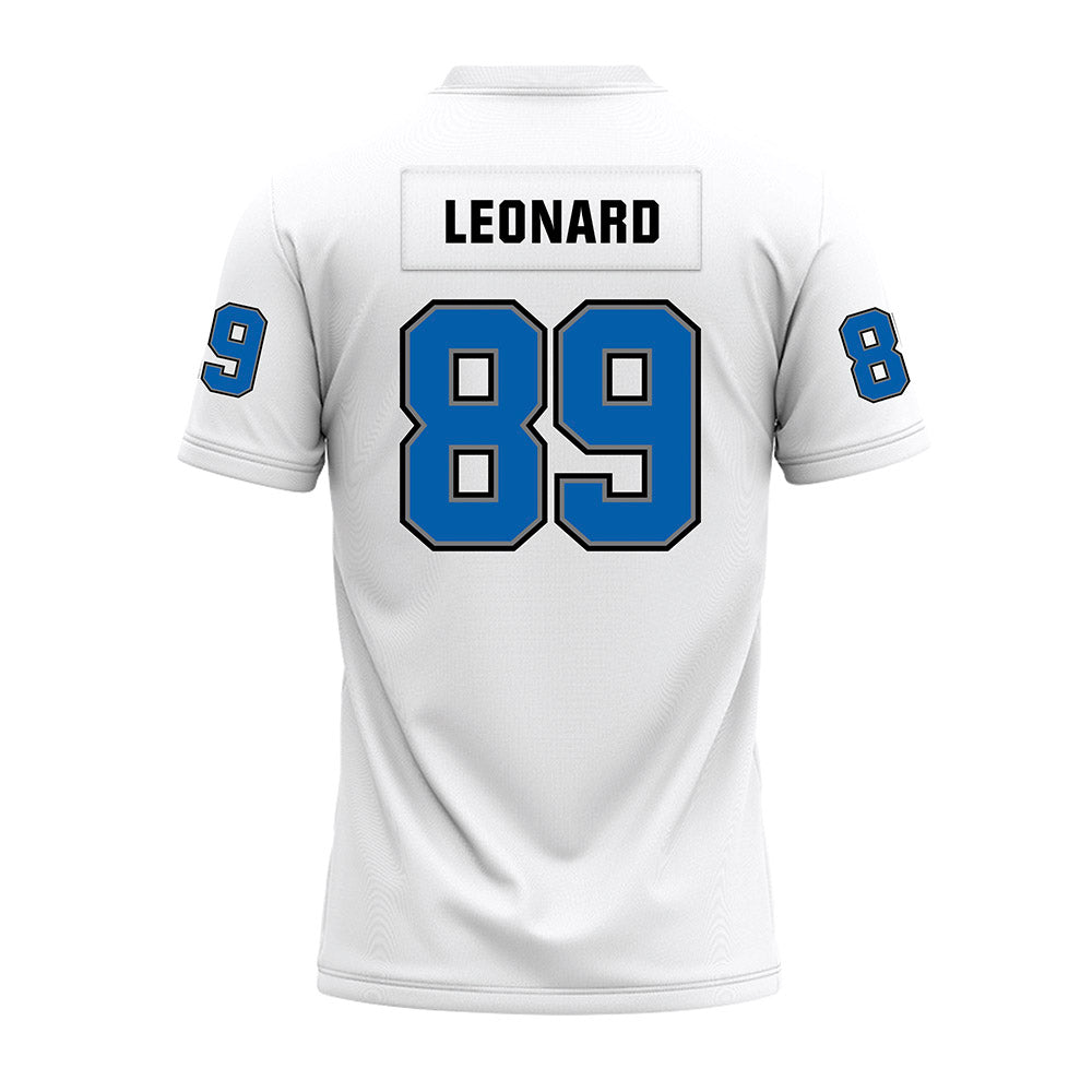 Buffalo - NCAA Football : Nick Leonard - White Premium Football Jersey