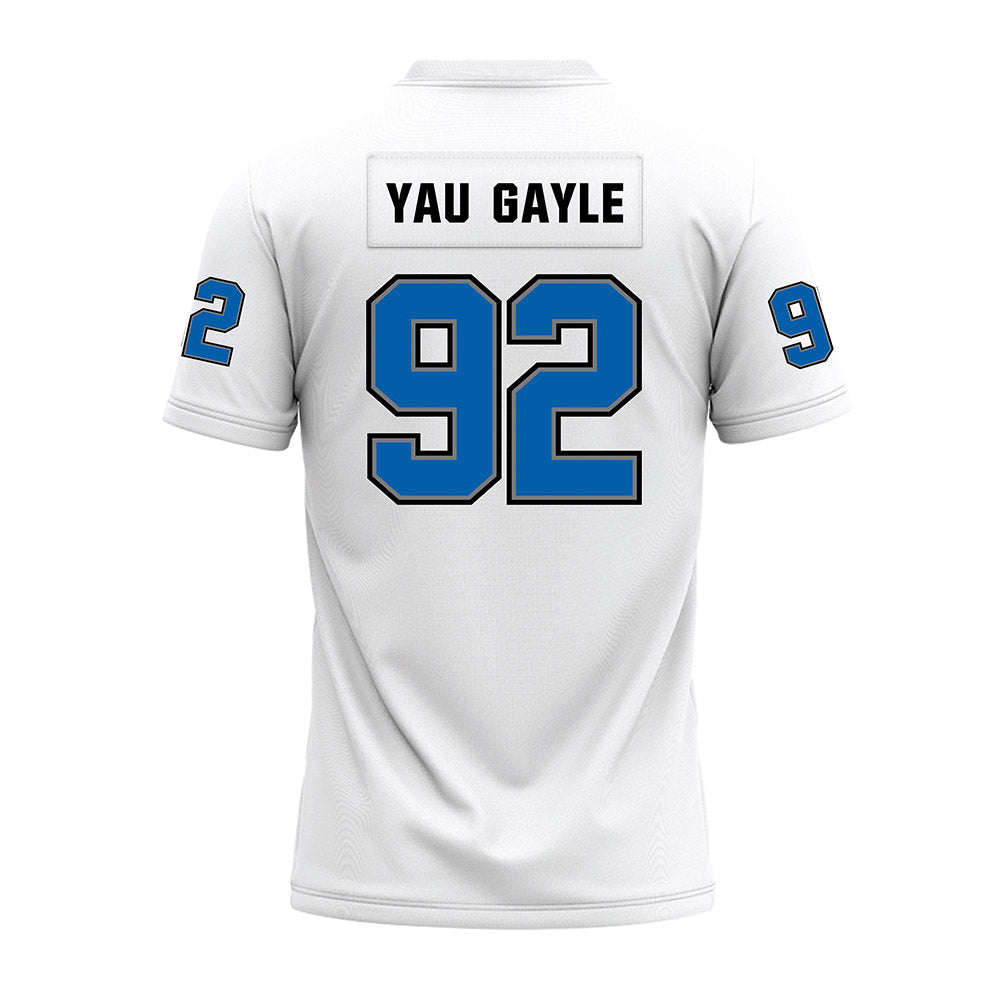 Buffalo - NCAA Football : Luke Yau Gayle - White Premium Football Jersey