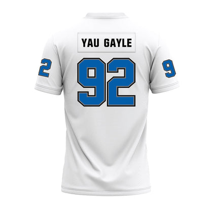 Buffalo - NCAA Football : Luke Yau Gayle - White Premium Football Jersey