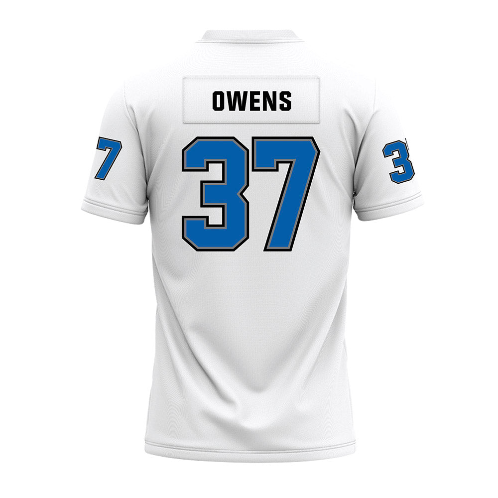 Buffalo - NCAA Football : Jordan Owens - White Premium Football Jersey