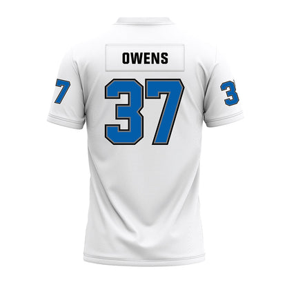 Buffalo - NCAA Football : Jordan Owens - White Premium Football Jersey