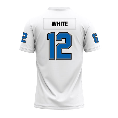 Buffalo - NCAA Football : Malin White - White Premium Football Jersey