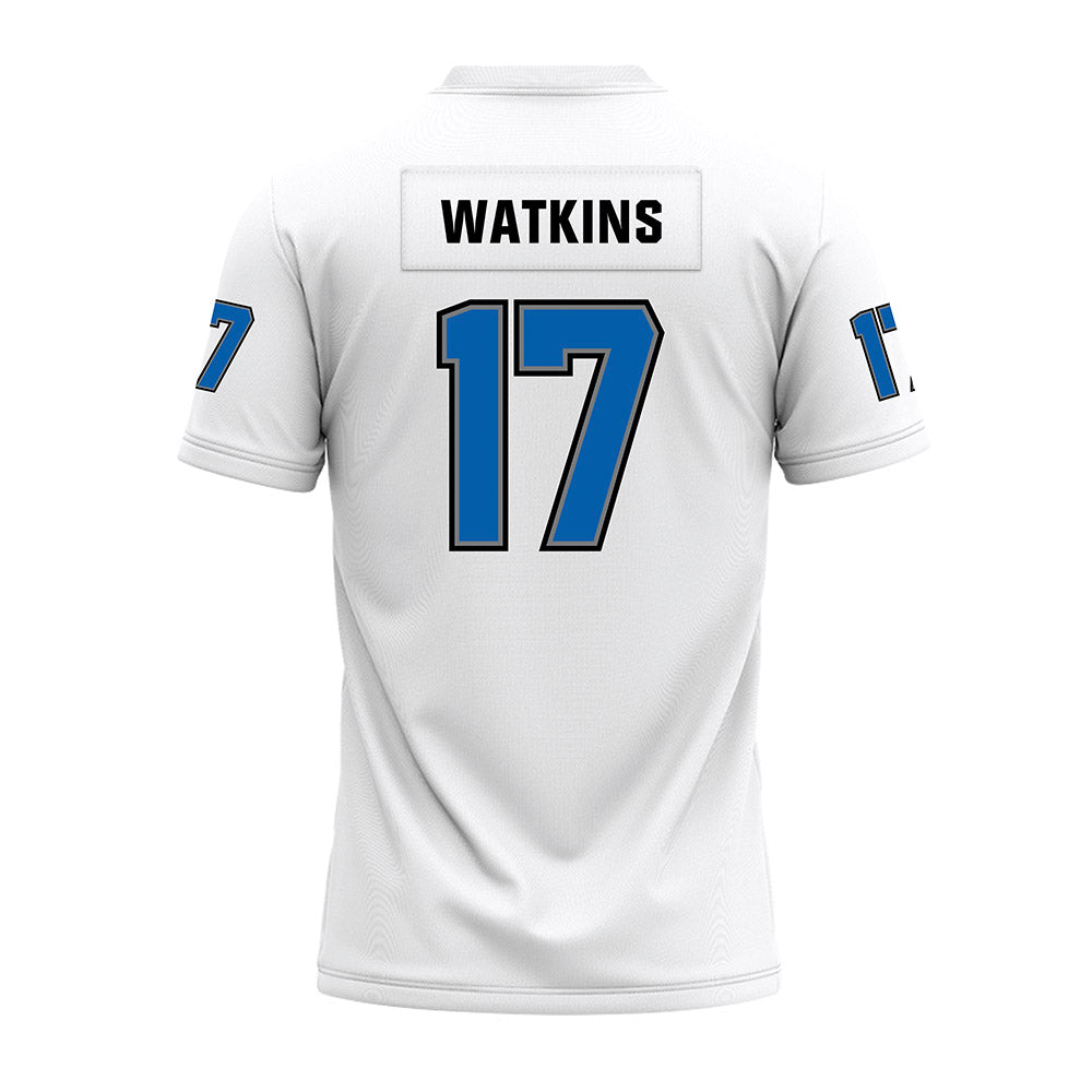 Buffalo - NCAA Football : Jeremiah Watkins - White Premium Football Jersey