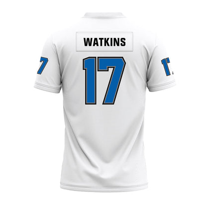 Buffalo - NCAA Football : Jeremiah Watkins - White Premium Football Jersey