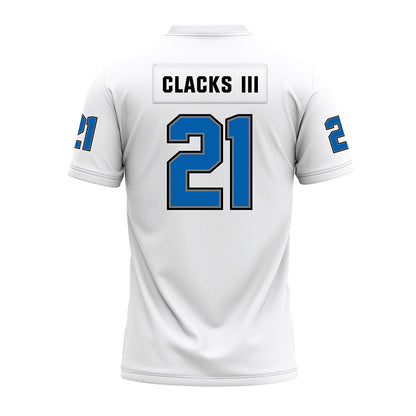 Buffalo - NCAA Football : Pat Clacks - White Premium Football Jersey