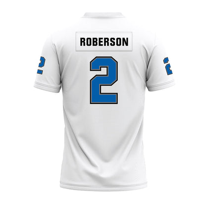 Buffalo - NCAA Football : Taquan Roberson - White Premium Football Jersey-1