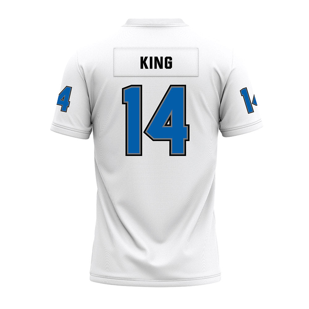 Buffalo - NCAA Football : Evan King - White Premium Football Jersey