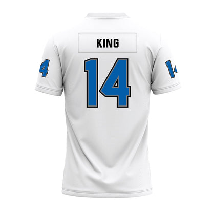 Buffalo - NCAA Football : Evan King - White Premium Football Jersey