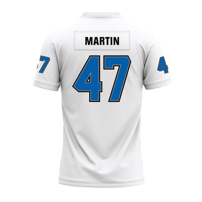 Buffalo - NCAA Football : Christopher Martin - White Premium Football Jersey