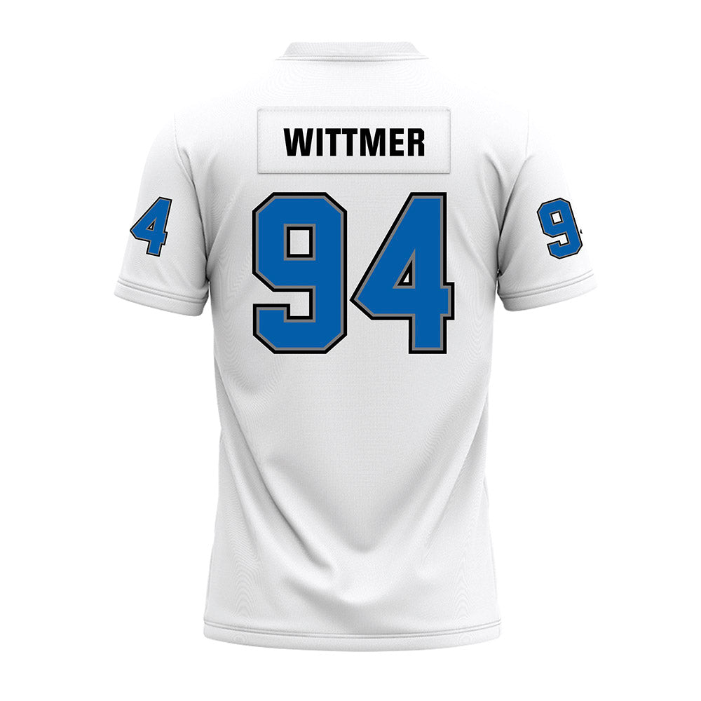 Buffalo - NCAA Football : Noah Wittmer - White Premium Football Jersey
