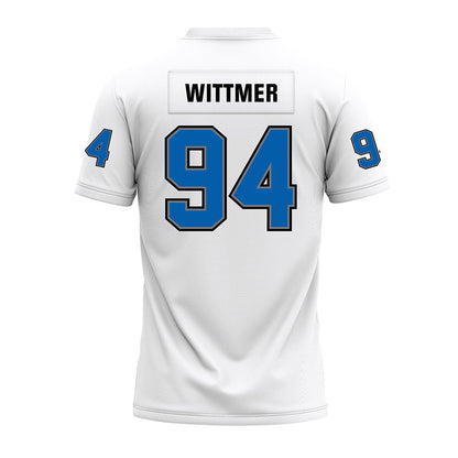 Buffalo - NCAA Football : Noah Wittmer - White Premium Football Jersey