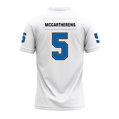 Buffalo - NCAA Football : Charles McCartherens - White Premium Football Jersey