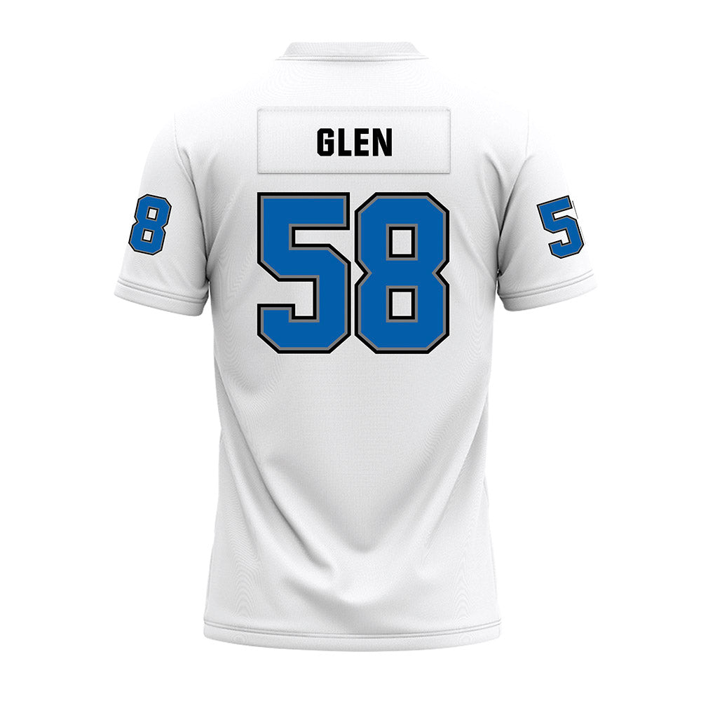 Buffalo - NCAA Football : Matthew Glen - White Premium Football Jersey