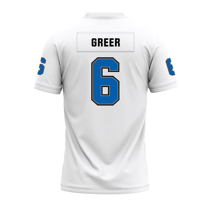 Buffalo - NCAA Football : Miles Greer - White Premium Football Jersey-1