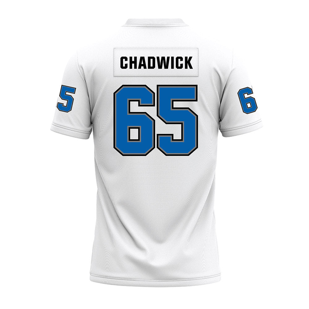 Buffalo - NCAA Football : Chayce Chadwick - White Premium Football Jersey