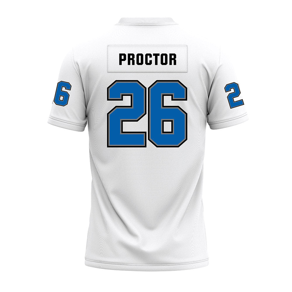 Buffalo - NCAA Football : Amir Proctor - White Premium Football Jersey