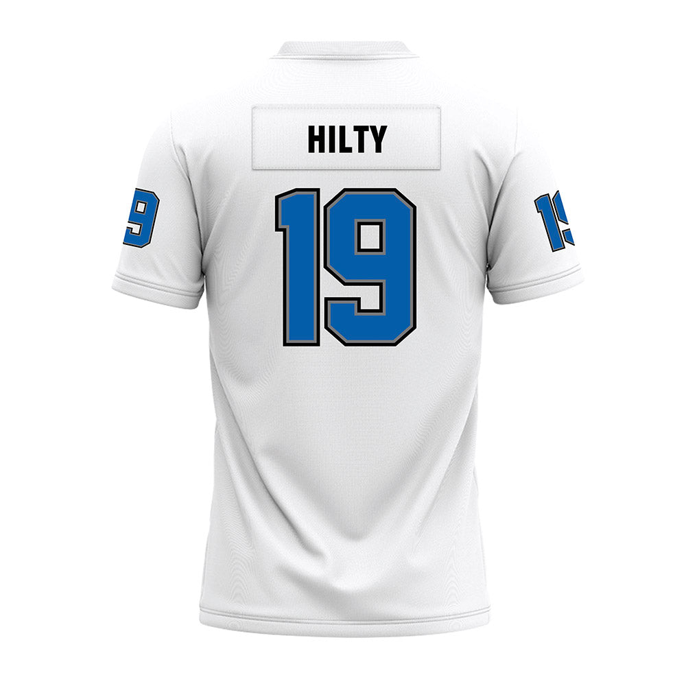 Buffalo - NCAA Football : Mathew Hilty - White Premium Football Jersey