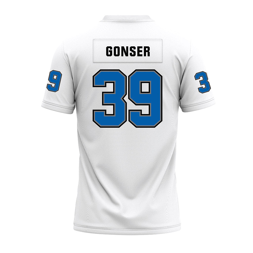 Buffalo - NCAA Football : Mitchell Gonser - White Premium Football Jersey-1