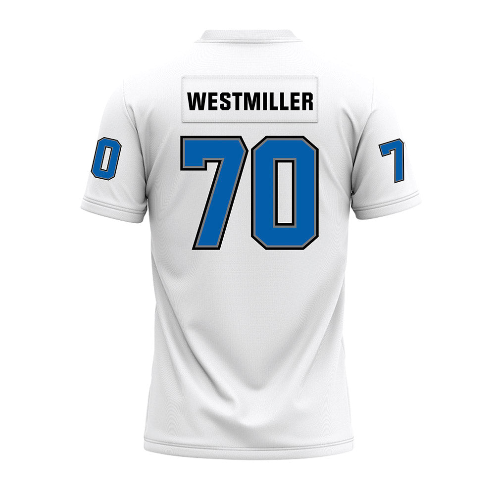 Buffalo - NCAA Football : Robbie Westmiller - White Premium Football Jersey-1
