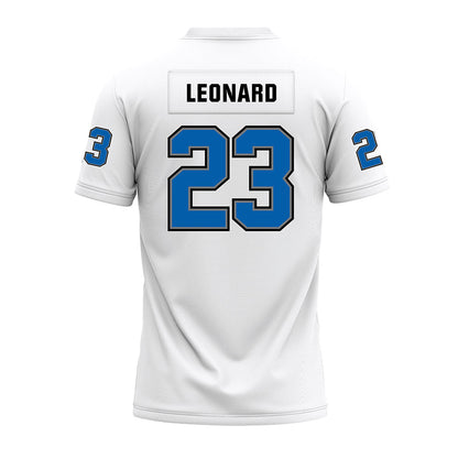 Buffalo - NCAA Football : Xavier Leonard - White Premium Football Jersey