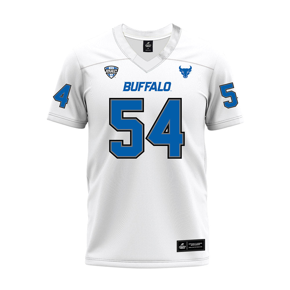 Buffalo - NCAA Football : James Carrington - White Premium Football Jersey