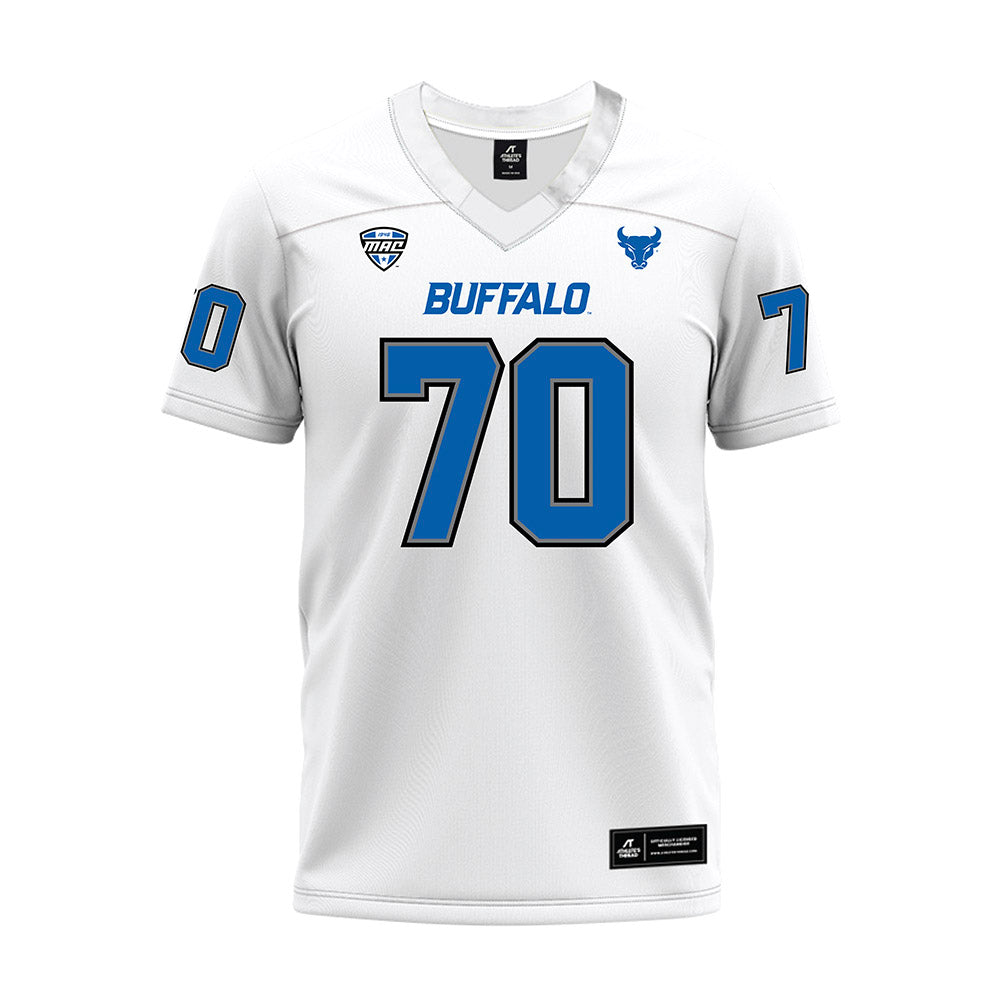 Buffalo - NCAA Football : Robbie Westmiller - White Premium Football Jersey-0