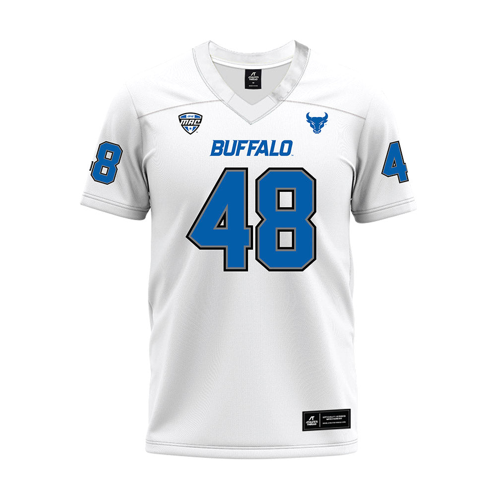 Buffalo - NCAA Football : Carson Selee - White Premium Football Jersey