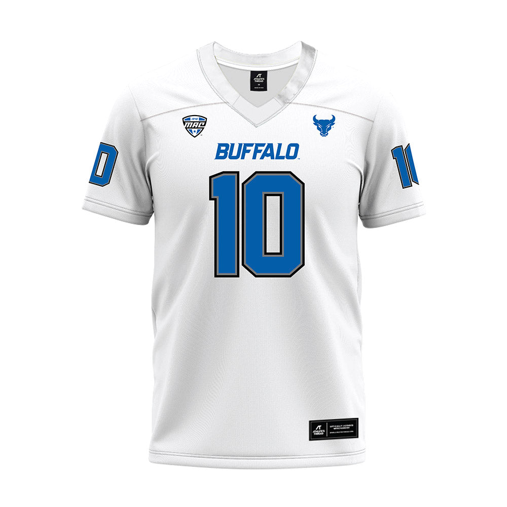 Buffalo - NCAA Football : Jamiere Munson - White Premium Football Jersey-0