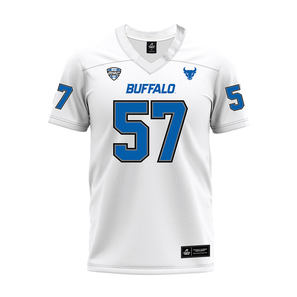 Buffalo - NCAA Football : Carson Selee - White Premium Football Jersey-0