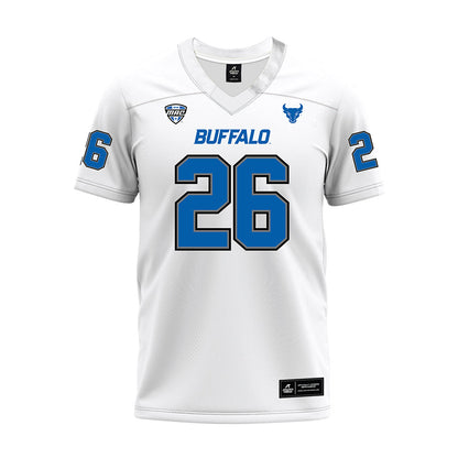 Buffalo - NCAA Football : Amir Proctor - White Premium Football Jersey