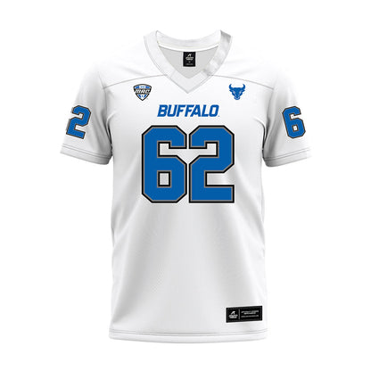 Buffalo - NCAA Football : Paul Clark - White Premium Football Jersey