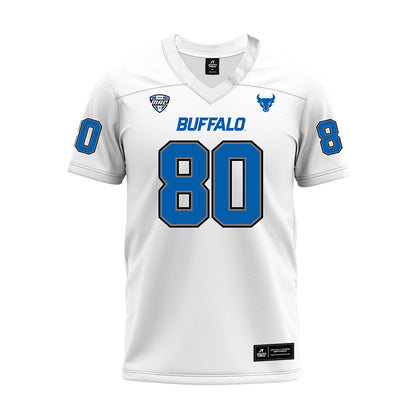 Buffalo - NCAA Football : Shamar Riser-Pressley - White Premium Football Jersey