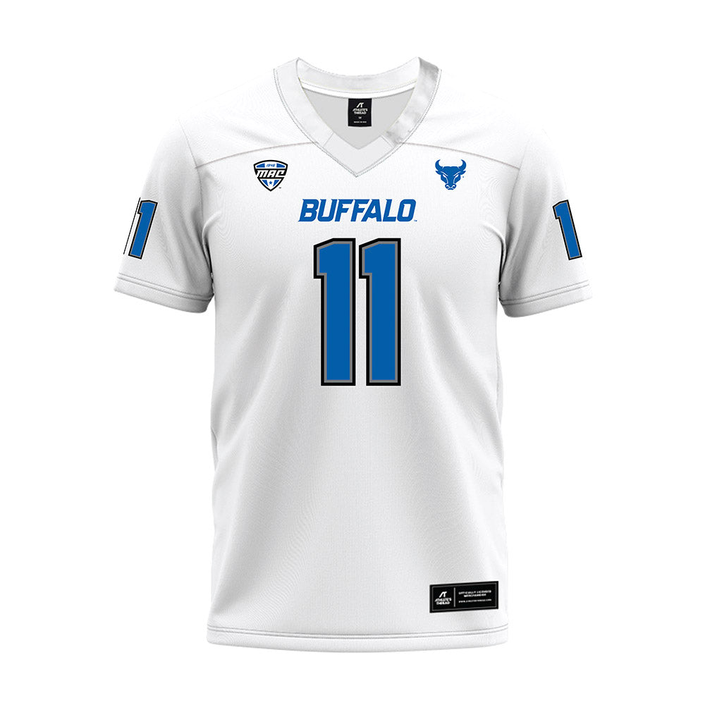 Buffalo - NCAA Football : Dwayne Early Jr - White Premium Football Jersey-0