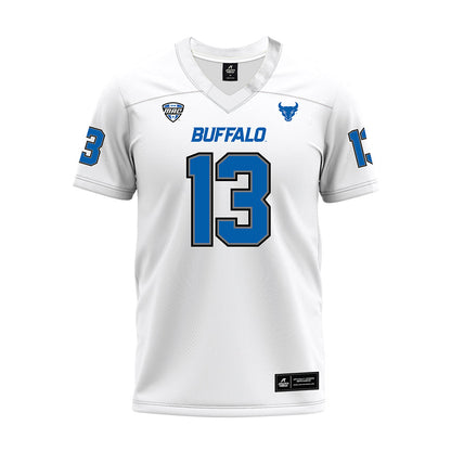 Buffalo - NCAA Football : Phillip Folmar - White Premium Football Jersey-0