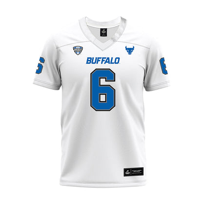 Buffalo - NCAA Football : Miles Greer - White Premium Football Jersey-0
