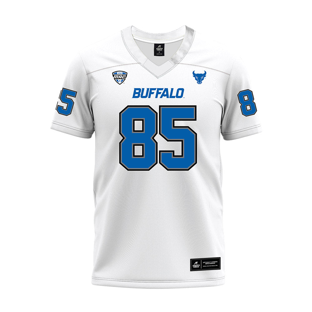 Buffalo - NCAA Football : Andrew Schnackenberg - White Premium Football Jersey