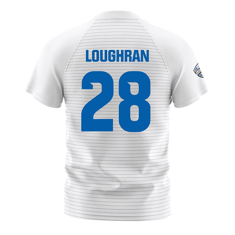 Buffalo - NCAA Women's Soccer : Casey Loughran - White Soccer Jersey-1