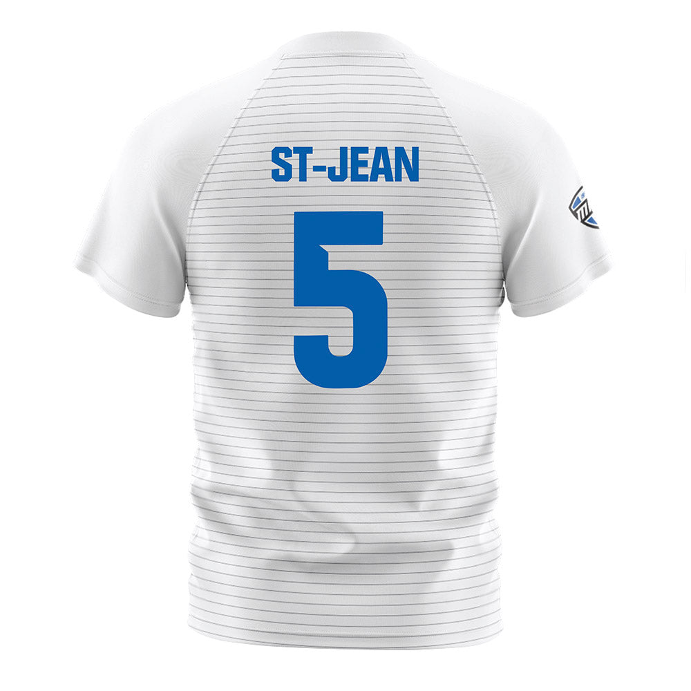 Buffalo - NCAA Women's Soccer : Frederique St-Jean - White Soccer Jersey