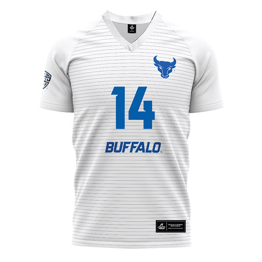 Buffalo - NCAA Women's Soccer : Laiken Kiser - White Soccer Jersey