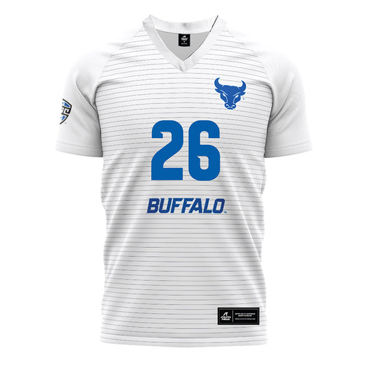 Buffalo - NCAA Women's Soccer : Amelia Layden - White Soccer Jersey-0