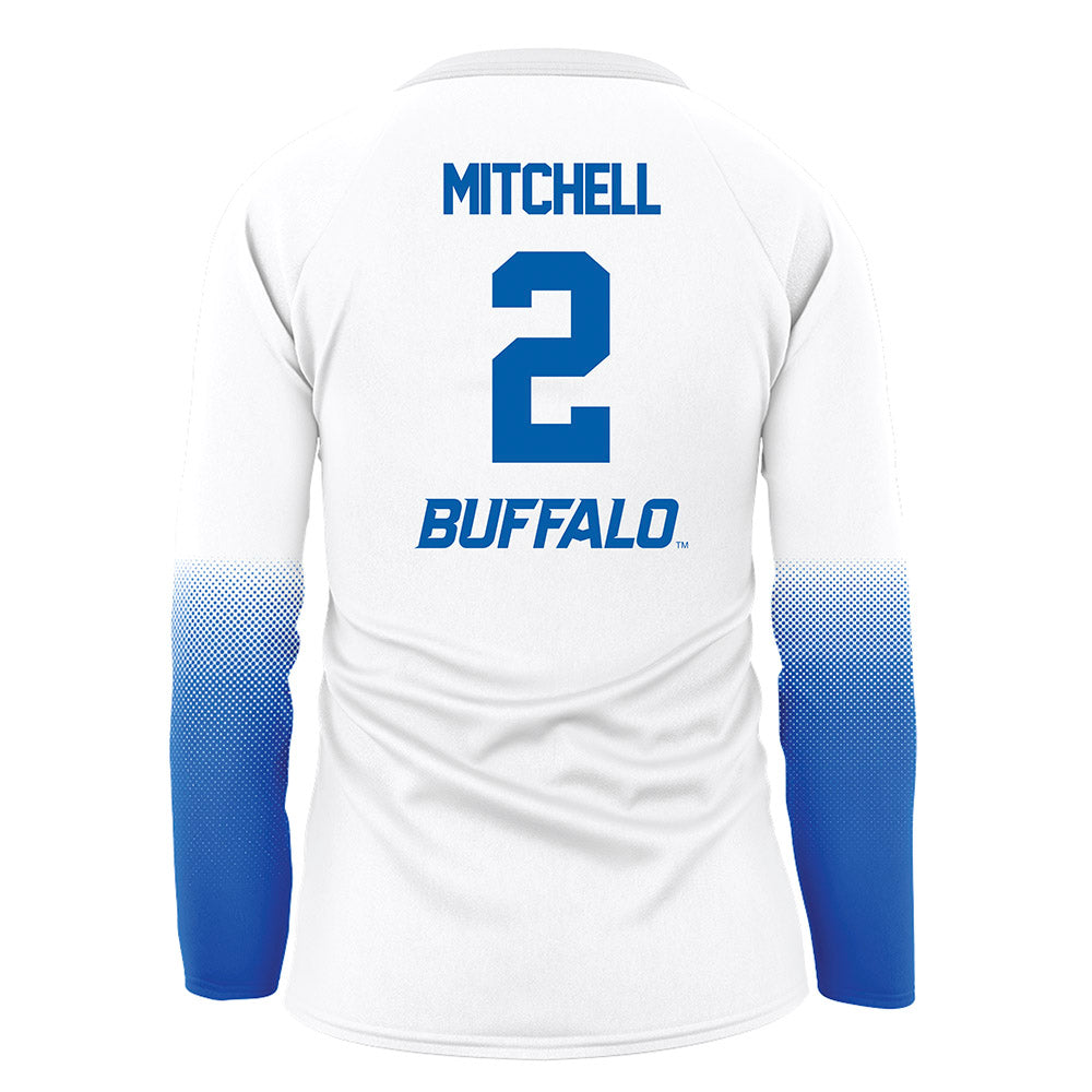 Buffalo - NCAA Women's Volleyball : Madilynn Mitchell - White Volleyball Jersey-1