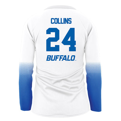 Buffalo - NCAA Women's Volleyball : Reese Collins - White Volleyball Jersey
