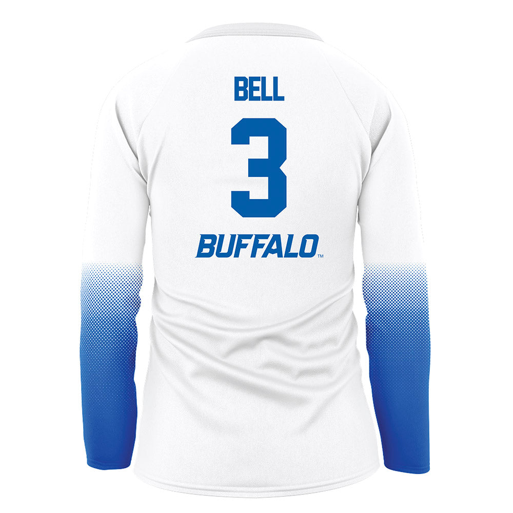 Buffalo - NCAA Women's Volleyball : Sydney Bell - White Volleyball Jersey-1