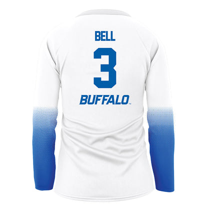 Buffalo - NCAA Women's Volleyball : Sydney Bell - White Volleyball Jersey-1