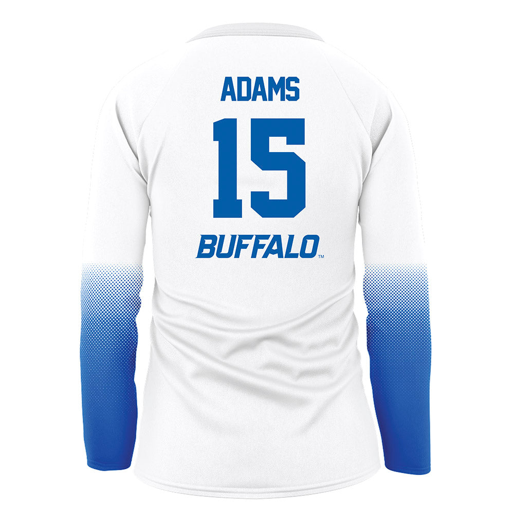 Buffalo - NCAA Women's Volleyball : Eve Adams - White Volleyball Jersey-1