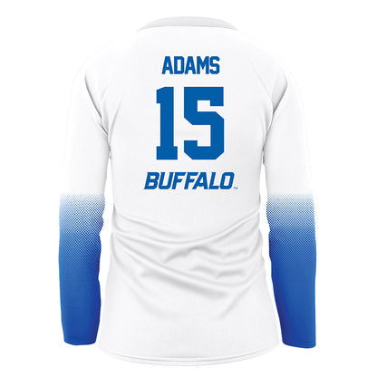 Buffalo - NCAA Women's Volleyball : Eve Adams - White Volleyball Jersey-1