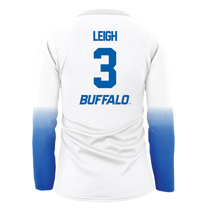 Buffalo - NCAA Women's Volleyball : Amanda Leigh - White Volleyball Jersey