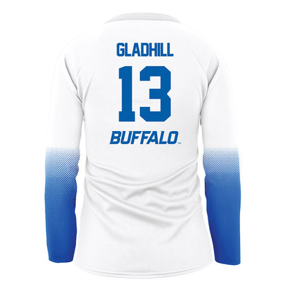 Buffalo - NCAA Women's Volleyball : Sadie Gladhill - White Volleyball Jersey-1