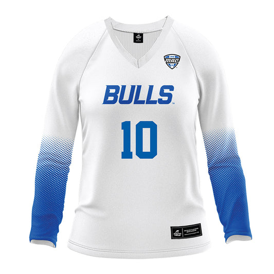 Buffalo - NCAA Women's Volleyball : Keira Kleidon - White Volleyball Jersey