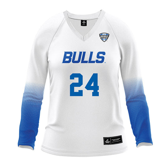 Buffalo - NCAA Women's Volleyball : Reese Collins - White Volleyball Jersey